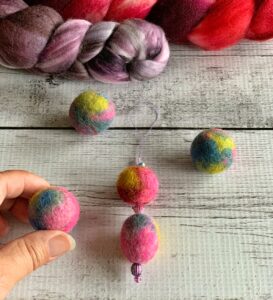 Felted Beads